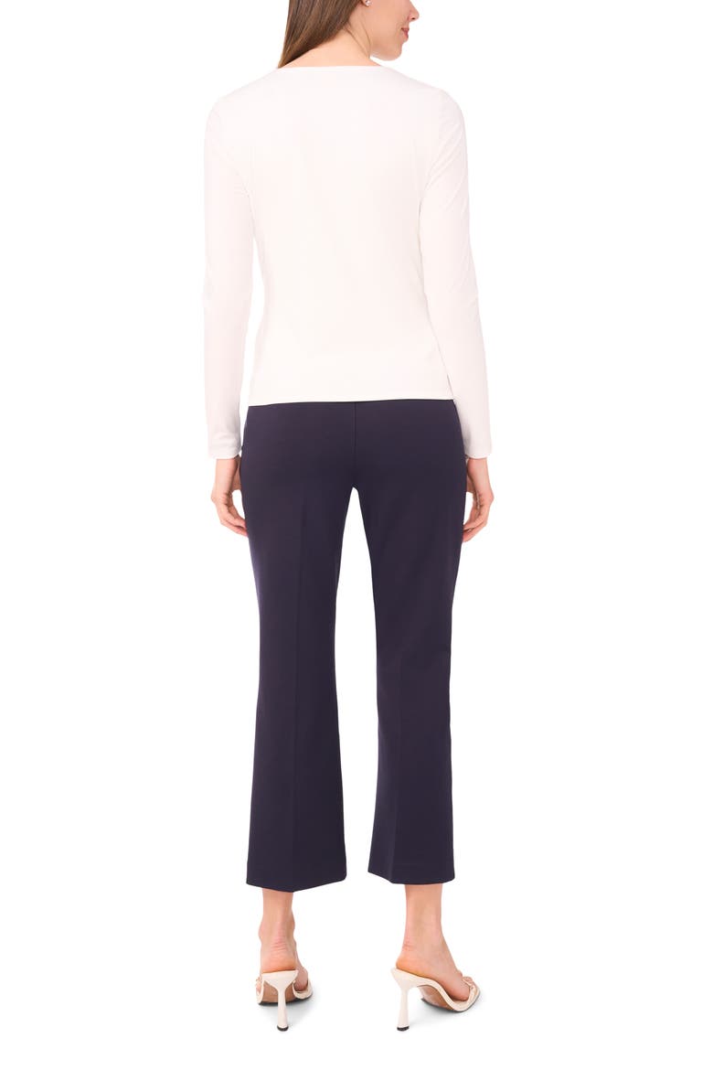 Long Sleeve Wrap Top, Alternate, color, NEW IVORY