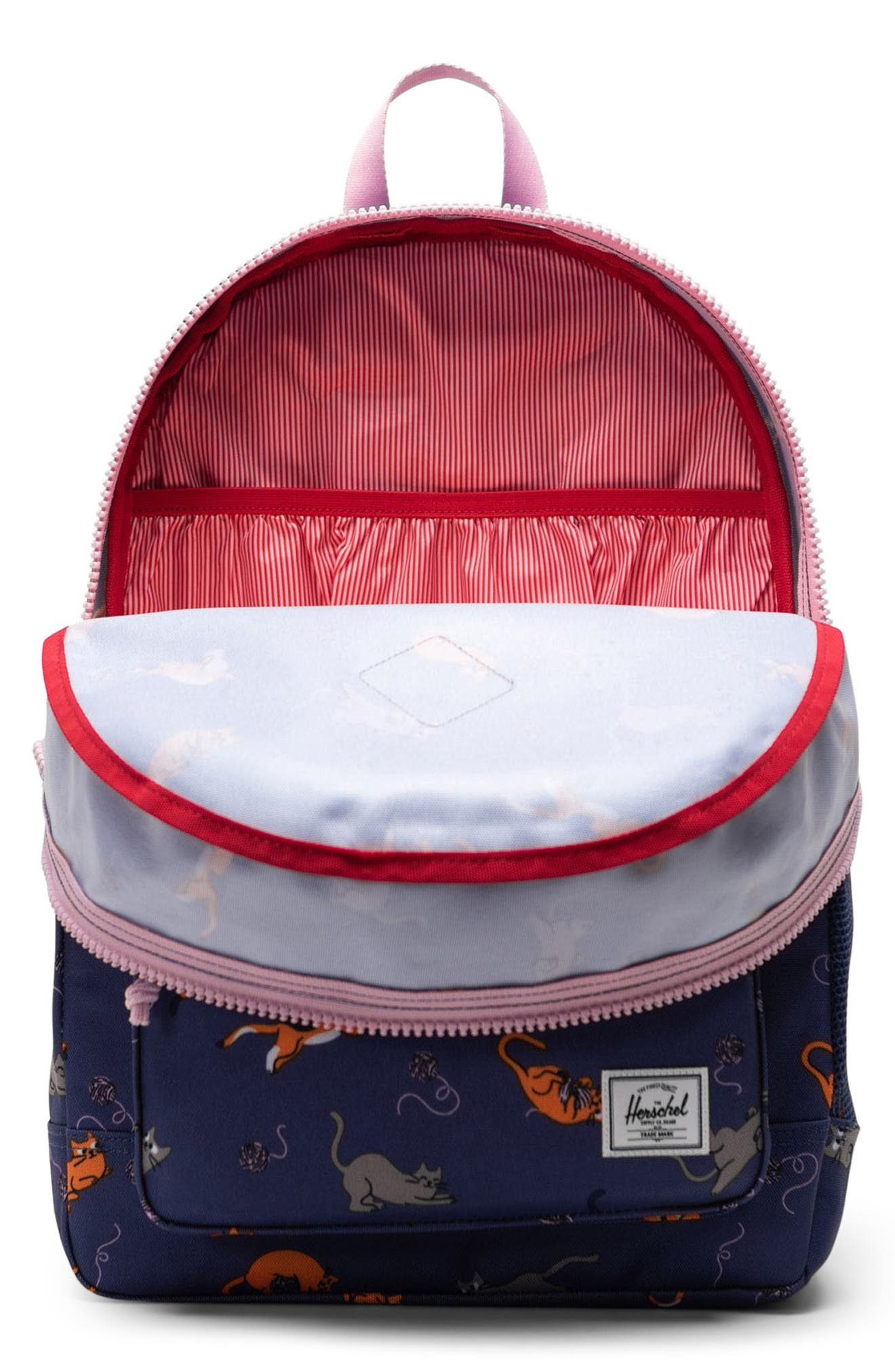 Herschel Supply Co. Kids' Heritage Youth Backpack, Alternate, color, Playing Cats