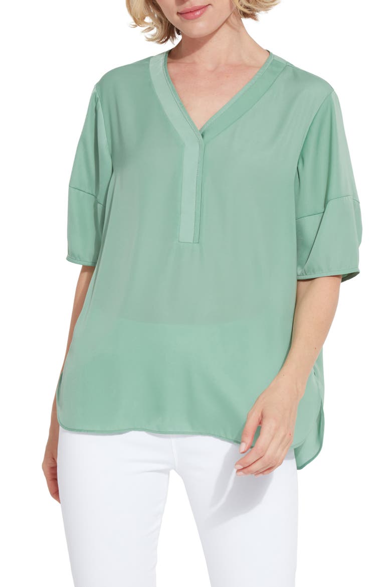 Musette Tunic Top, Main, color, INDIEGREEN
