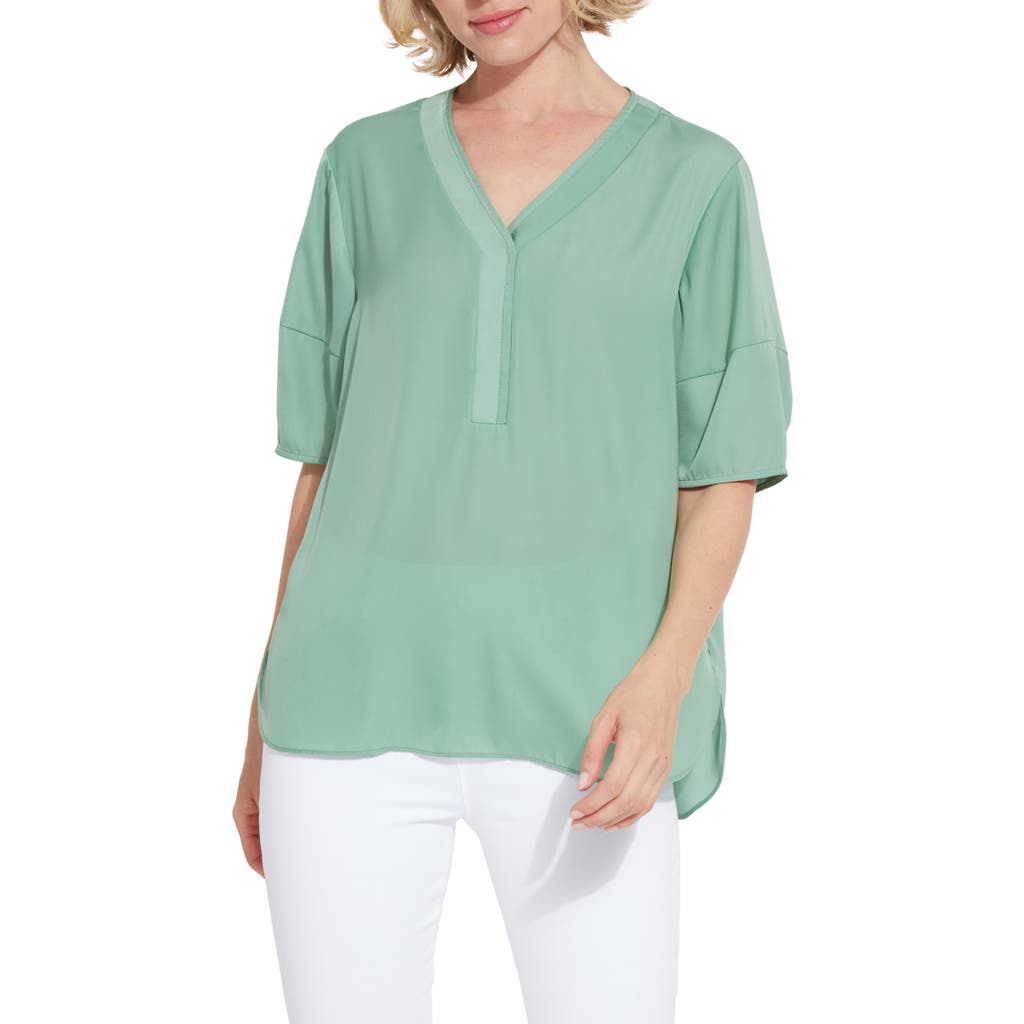 Lyssé Musette Pullover Top In Indiegreen
