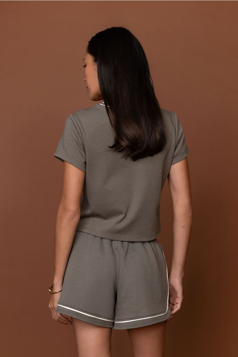 Ella Short Sleeve, Alternate, color, Olive