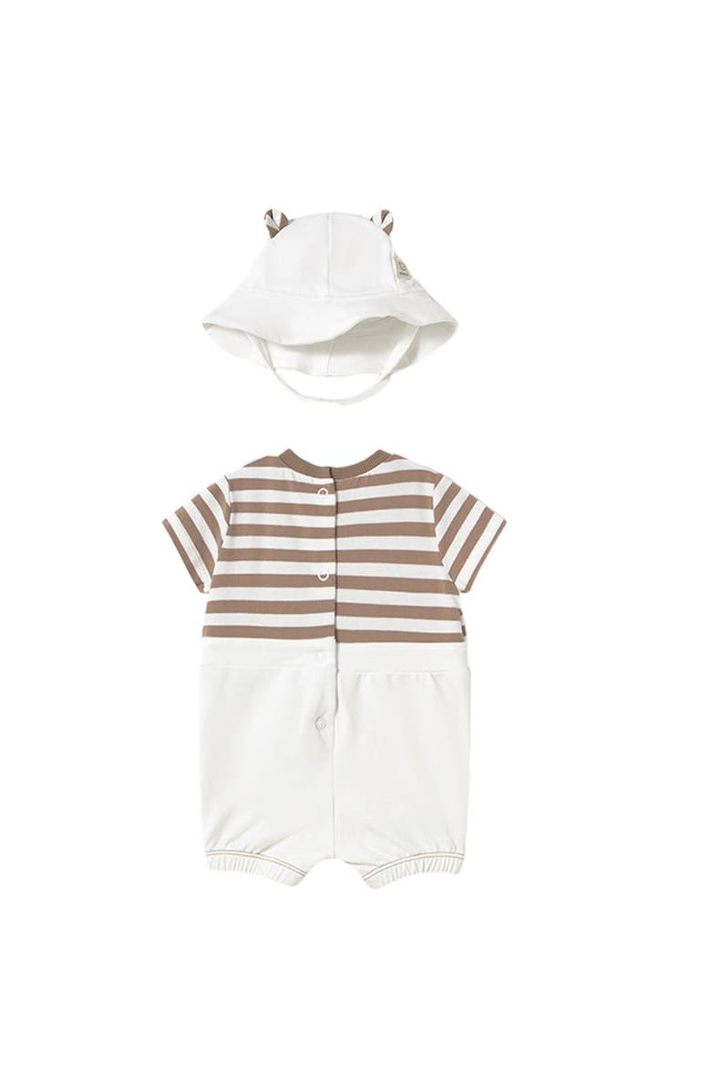 Mayoral Knit Bunny Outfit Set, Alternate, color, Brown