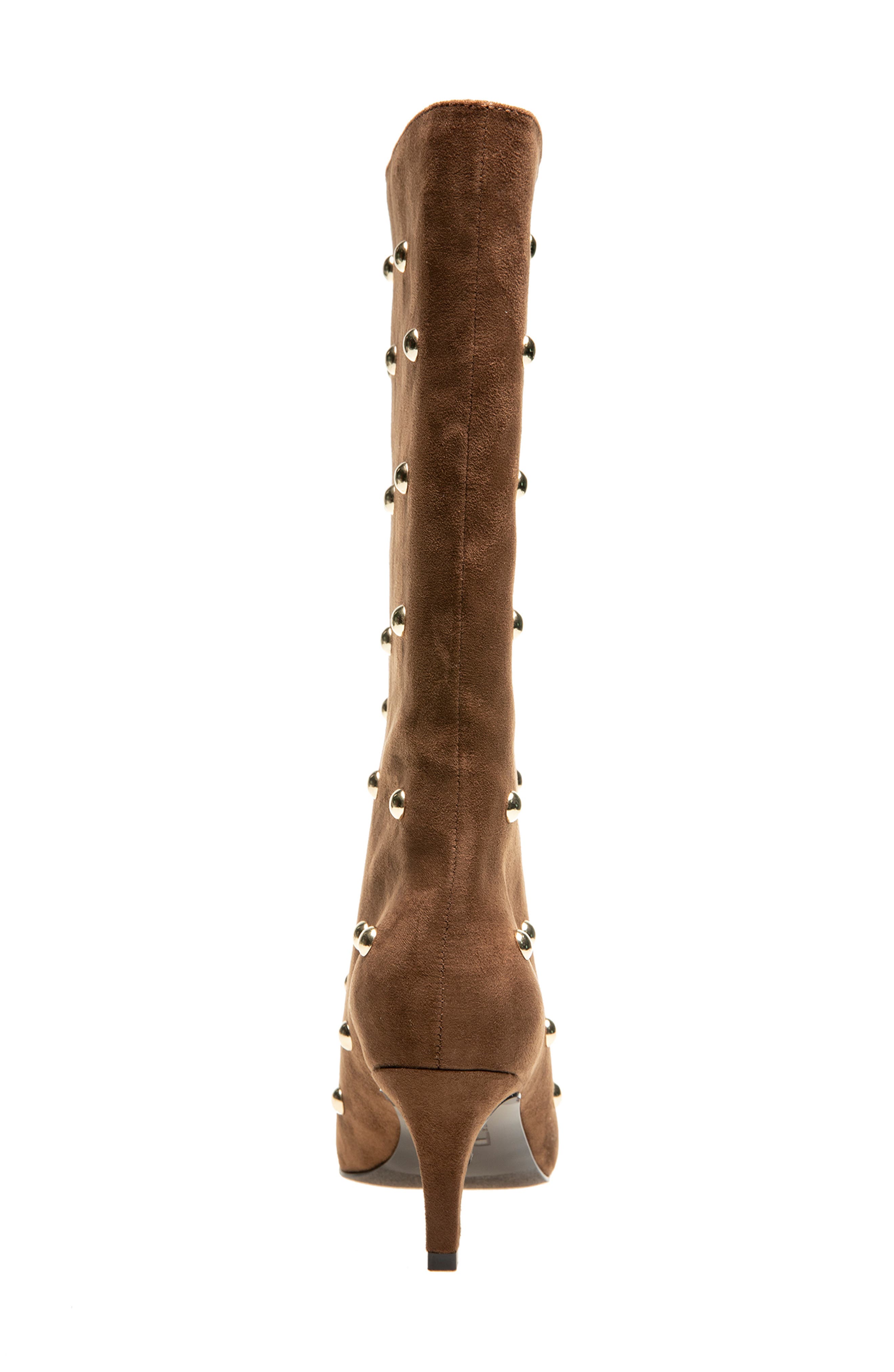 Heidi Studded Boot, Alternate, color, MOCHA FAUX SUEDEDNU
