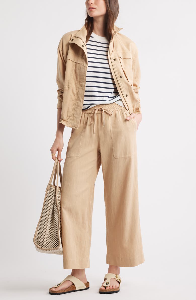 Caslon<sup>®</sup> Utility Jacket, Alternate, color, Tan Shore