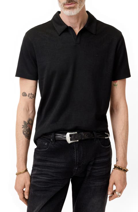 Hague Foliage Jacquard Polo