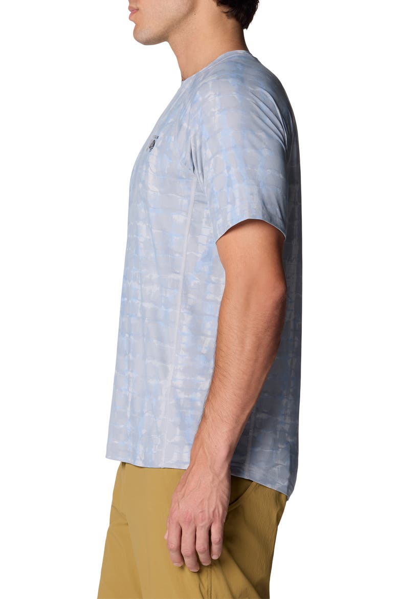 Crater Lake Performance T-Shirt, Alternate, color, GLACIAL PRISMATIC PRINT