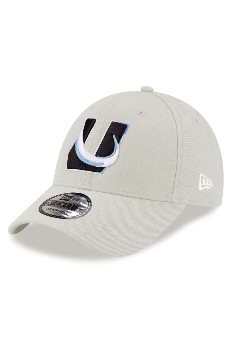 Men's New Era  Cream Utah Mammoth 9FORTY Adjustable Hat, Main, color, Cream