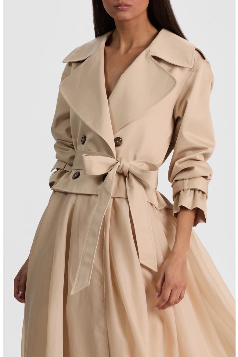 Nevada Double Breasted Jacket, Alternate, color, LATTE