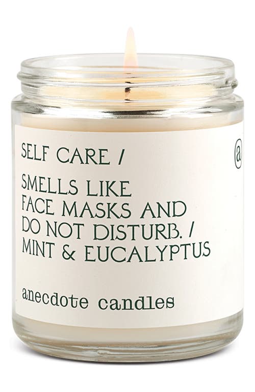 Anecdote Candles Self Care Candle In White