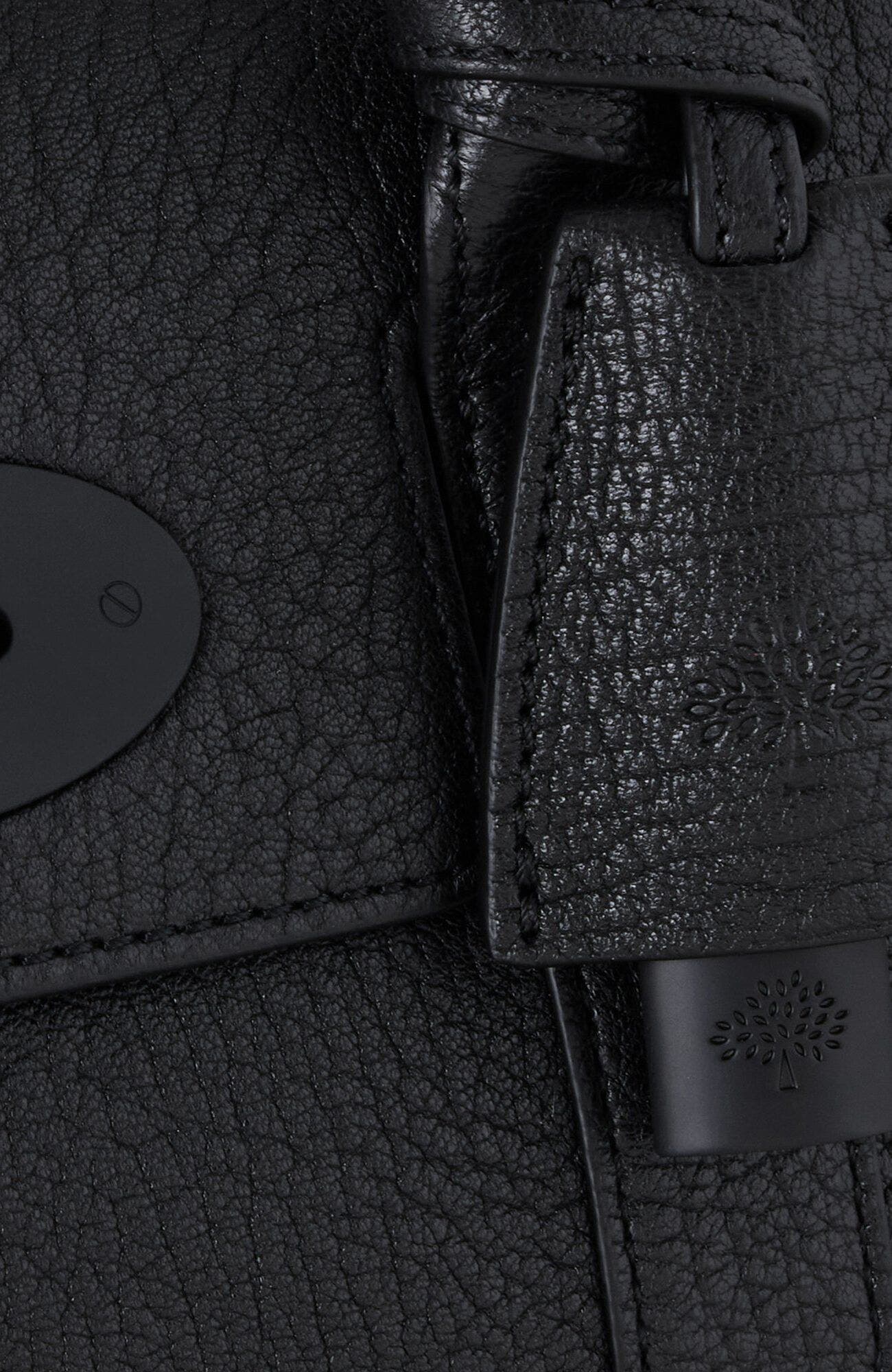 Mulberry Small Bayswater Satchel, Alternate, color, Black