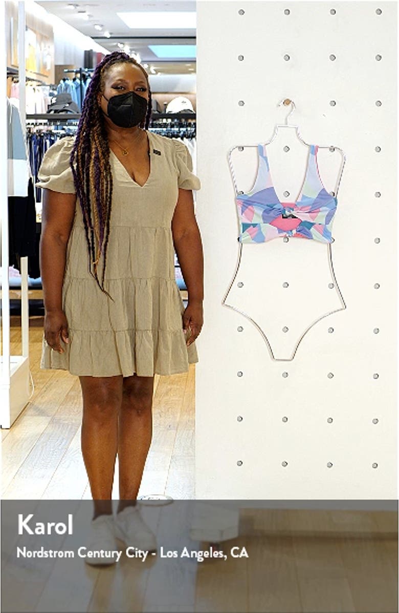 Bowie Print Sports Bra, sales video thumbnail