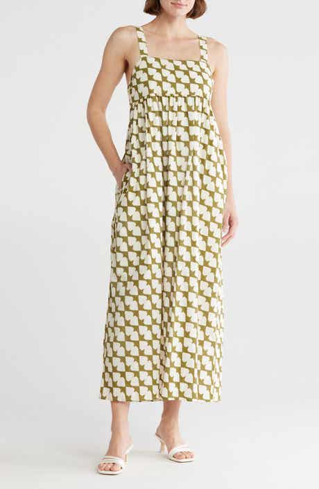 Melrose and Market Square Neck Maxi Dress