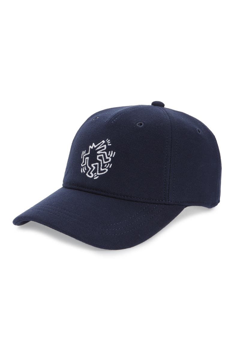 x Keith Haring Graphic Piqué Cap, Main, color, NAVY