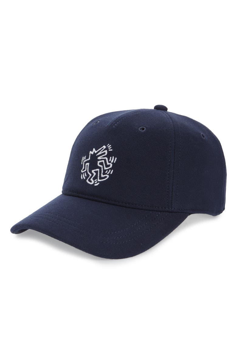 Lacoste x Keith Haring Graphic Piqué Cap, Main, color, 