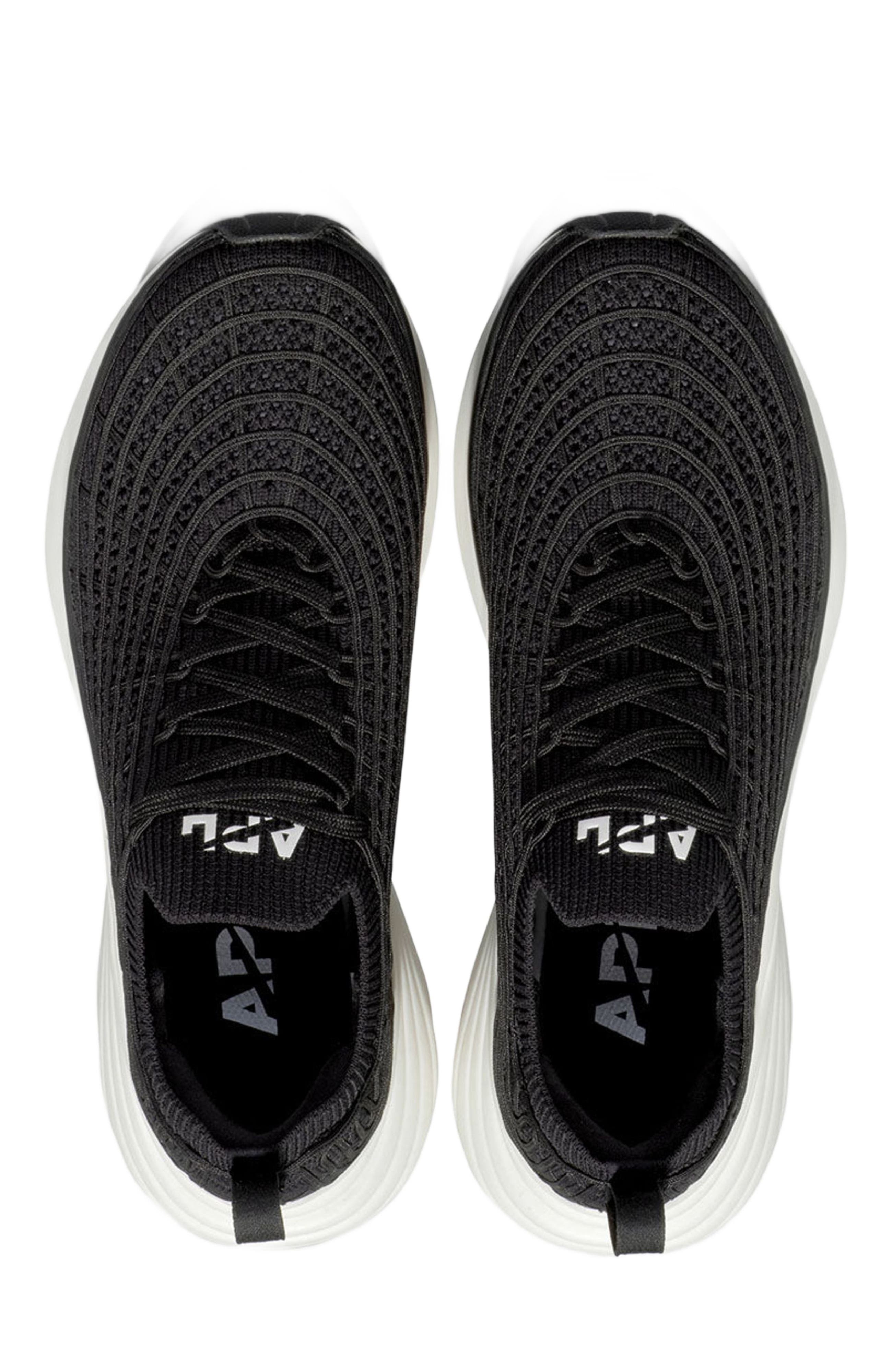 Men's TechLoom Zipline Sneakers, Alternate, color, Black / White