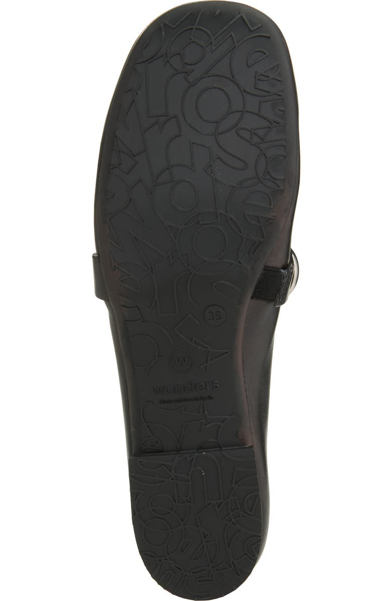 Wonders Stud Embellished Ballet Flat, Alternate, color, Sauvage Black