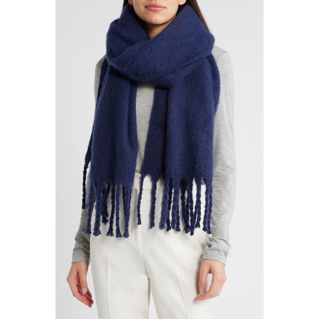 Nordstrom Brushed Fringed Scarf