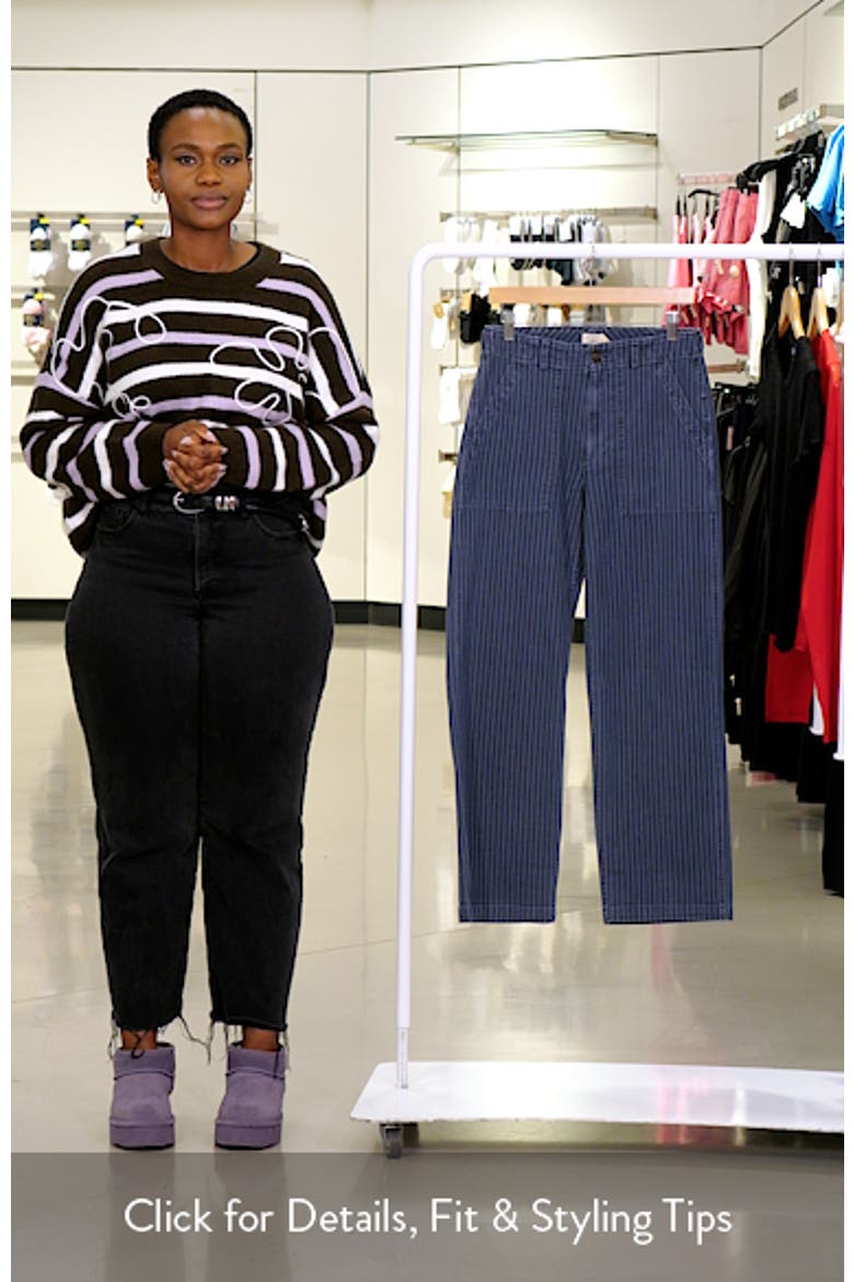 Topsail Striped Straight Leg Utility Pants video