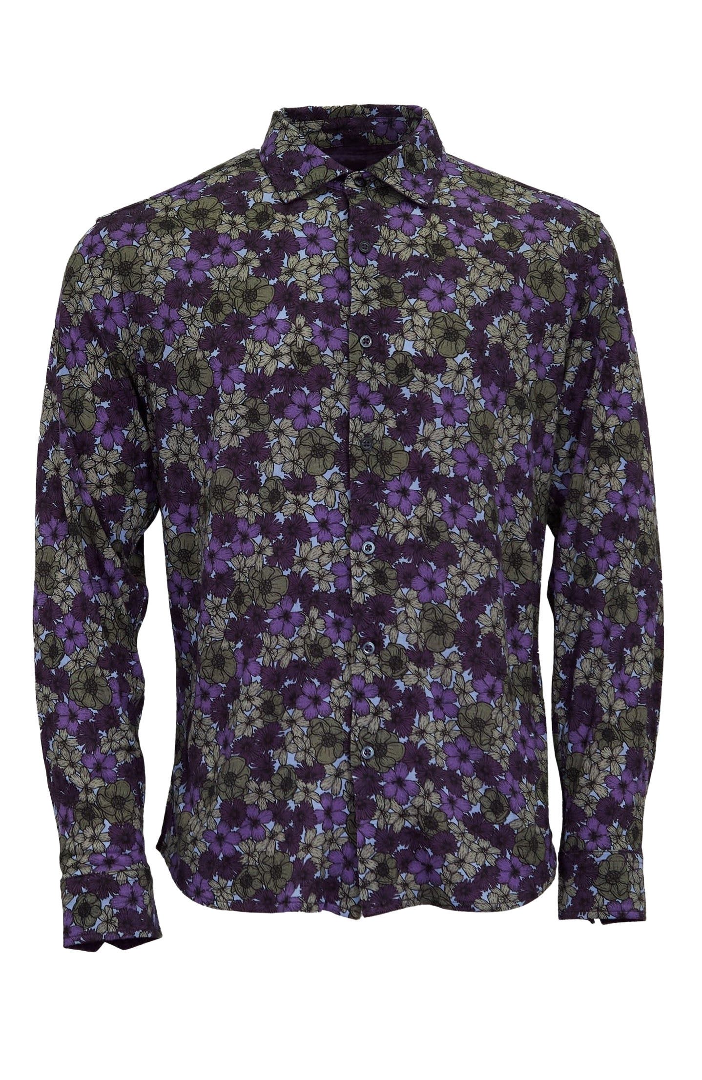 Dense Floral Olive