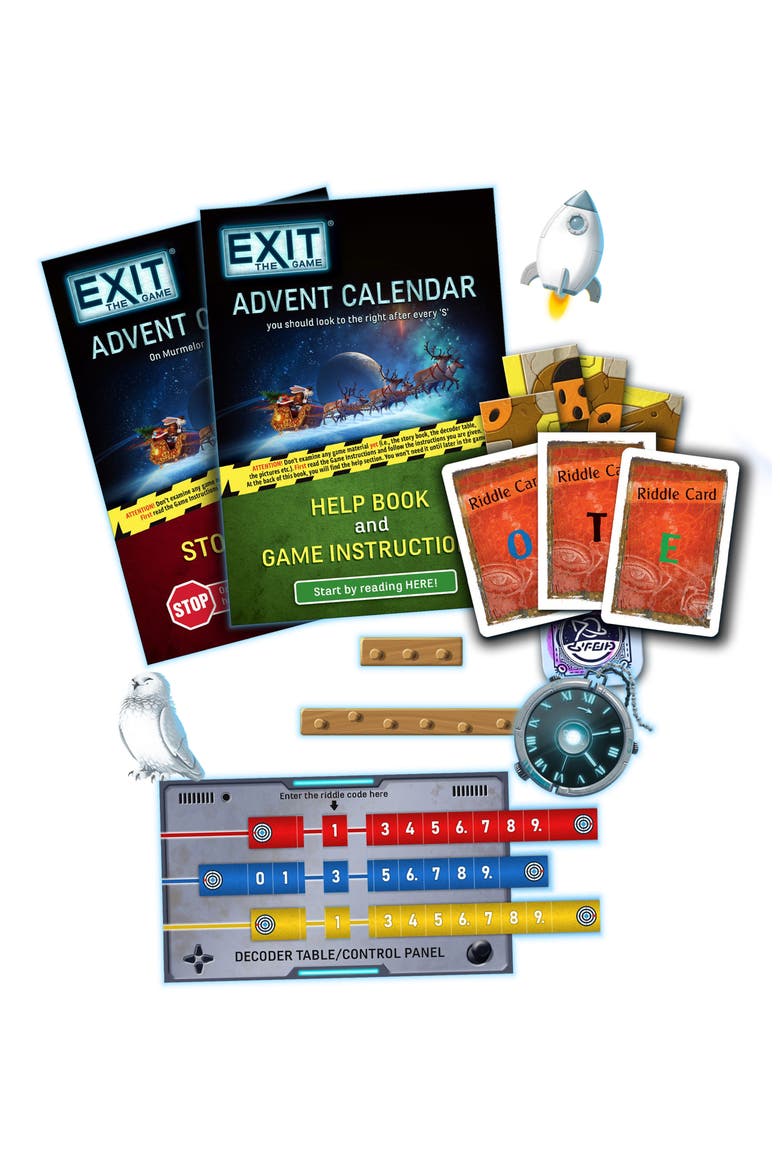 Exit the Game - Advent Calendar, Alternate, color, MULTICOLORED