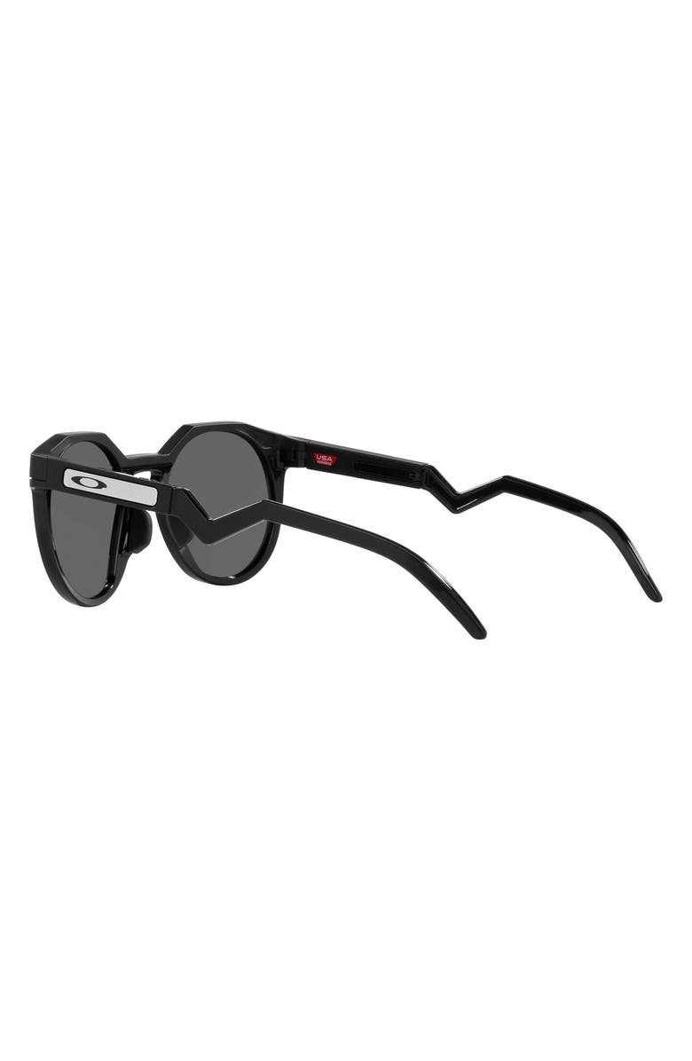 Oakley HSTN 52mm Irregular Sunglasses, Alternate, color, Matte Black