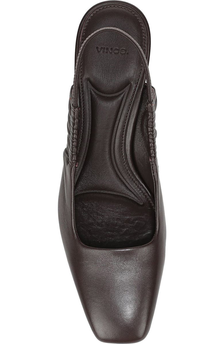 Vince Ven Leather Slingback Pump, Alternate, color, Ganache