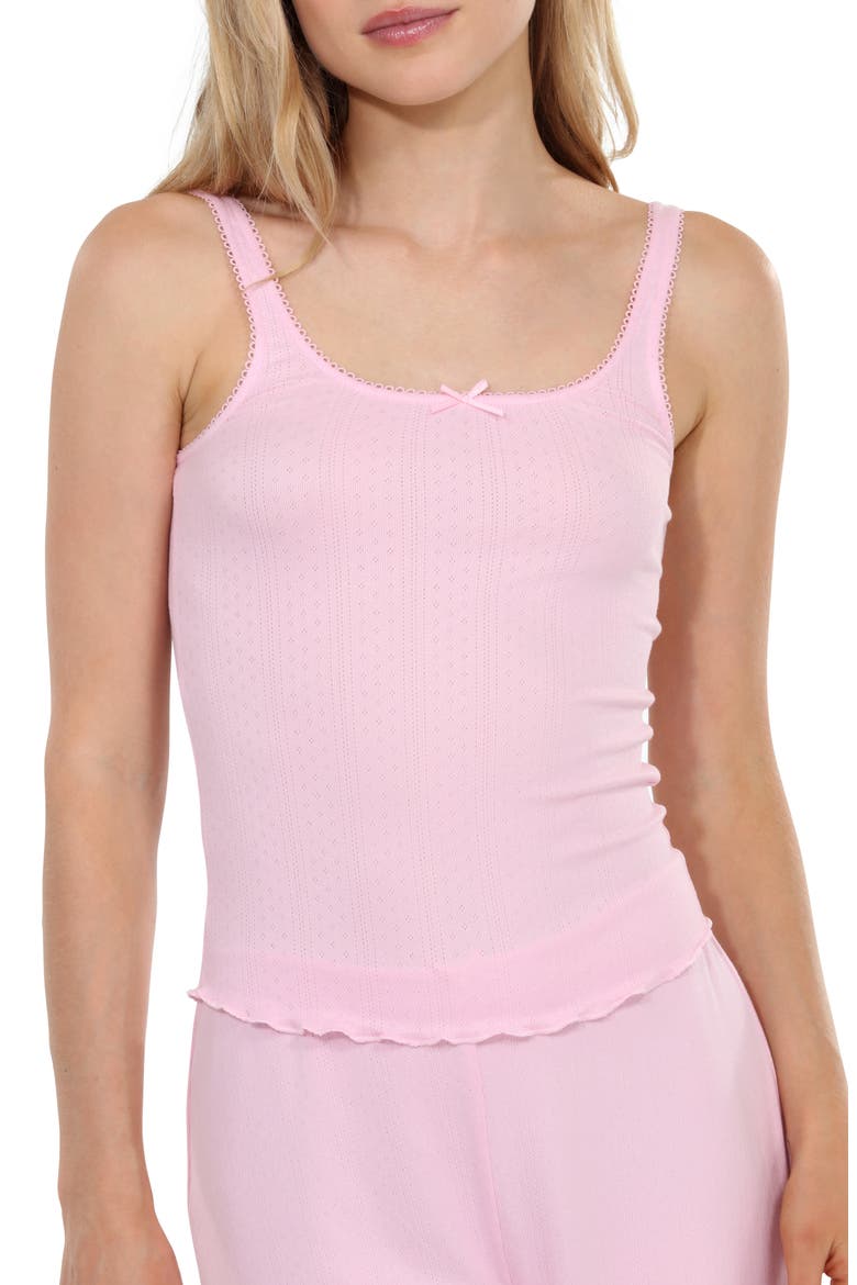 Blissful Pointelle Pajamas, Alternate, color, TULLE