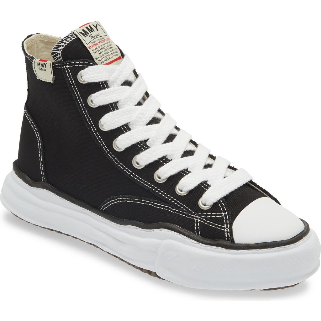 Maison MIHARA YASUHIRO Peterson High Top Sneaker in Black  product