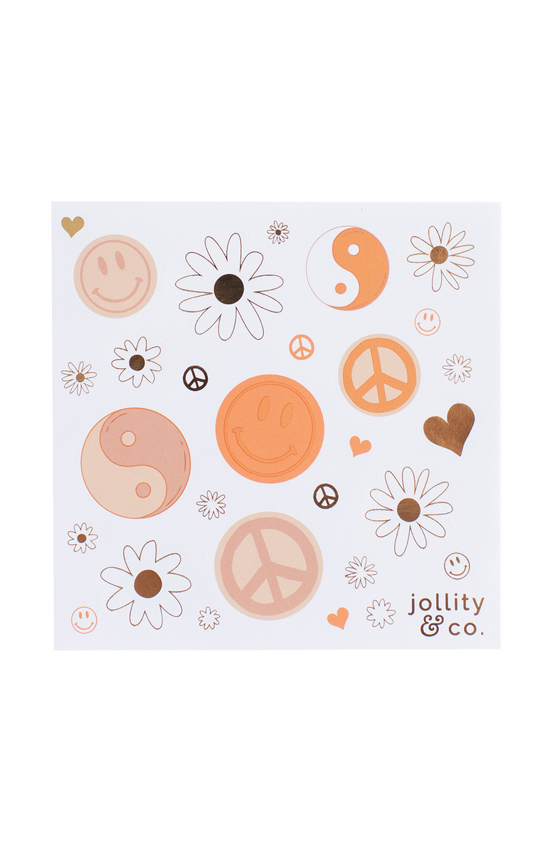 Jollity & Co Peace & Love  Sticker Sets, Main, color, Assorted Pre-Pack