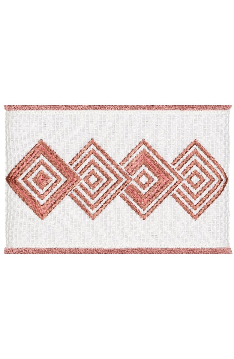 Linum Home Textiles Noah Embellished Hand Towel - Tea Rose, Alternate, color, Tea Rose