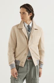 Brunello Cucinelli Lightweight virgin wool cloth outerwear jacket