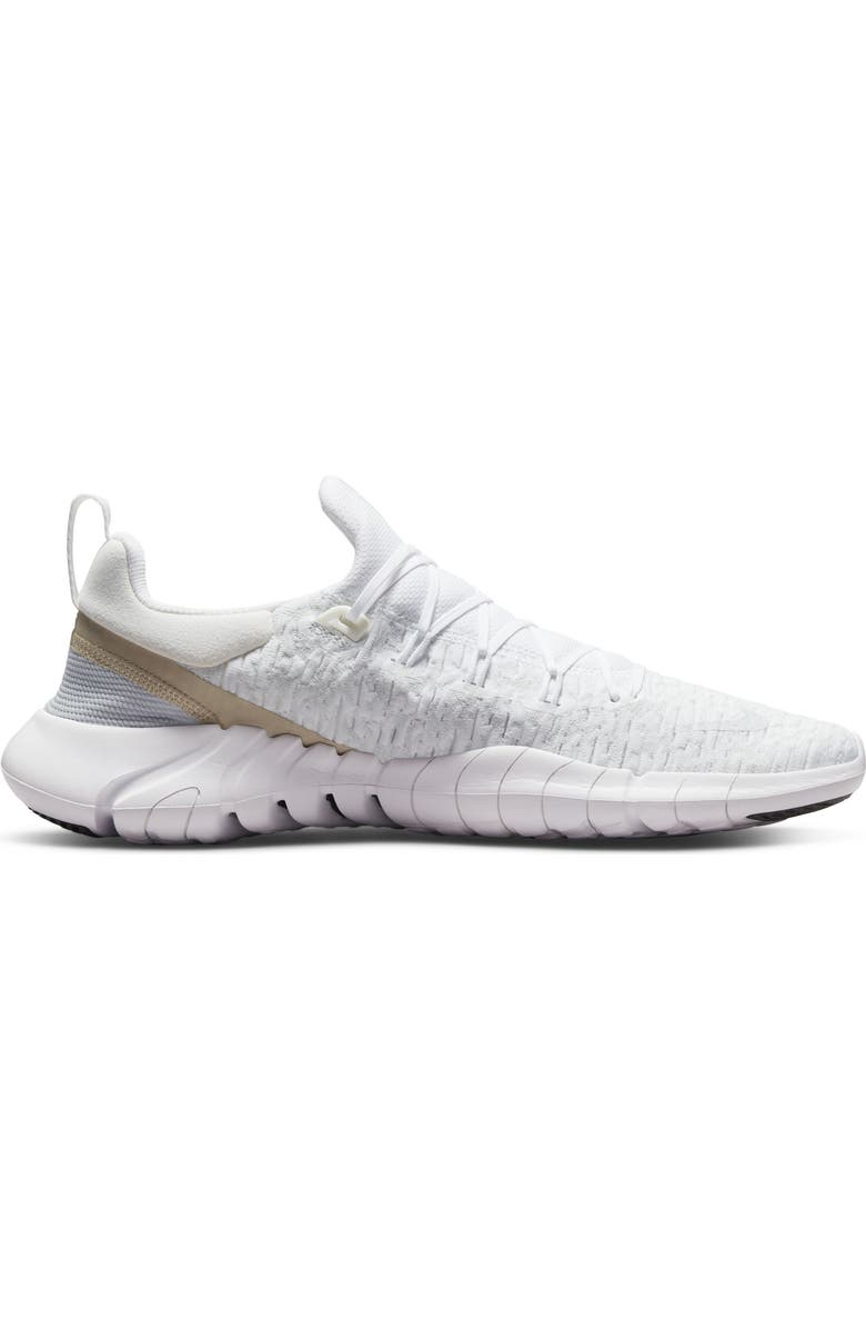 Nike Free Run 5.0 Running Shoe, Alternate, color, White/ Siren Red/ Off White