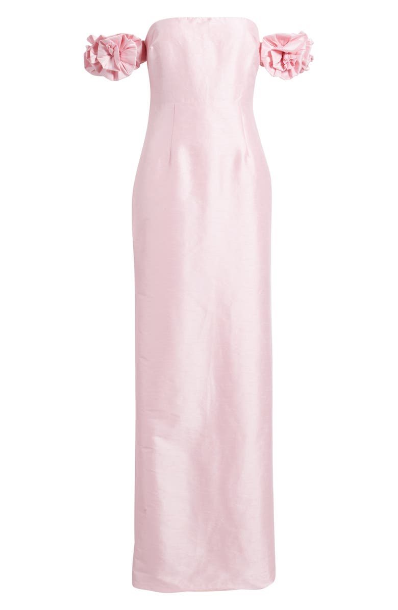 LIKELY Azi Off the Shoulder Column Gown, Alternate, color, Roseshadow