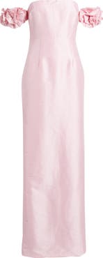 LIKELY Azi Off the Shoulder Column Gown