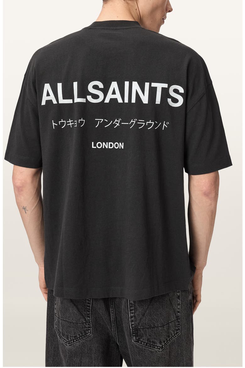 Underground Oversize Graphic T-Shirt, Alternate, color, WASHED BLACK/ ZEBRA