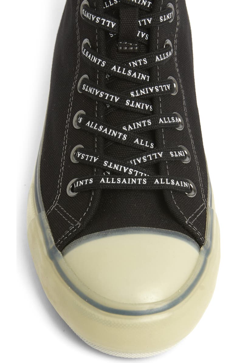 AllSaints Jaxon High Top Canvas Sneaker, Alternate, color,
