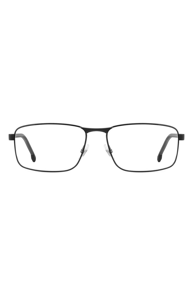Carrera Eyewear 57mm Rectangular Optical Glasses, Main, color, 