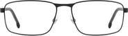 Carrera Eyewear 57mm Rectangular Optical Glasses