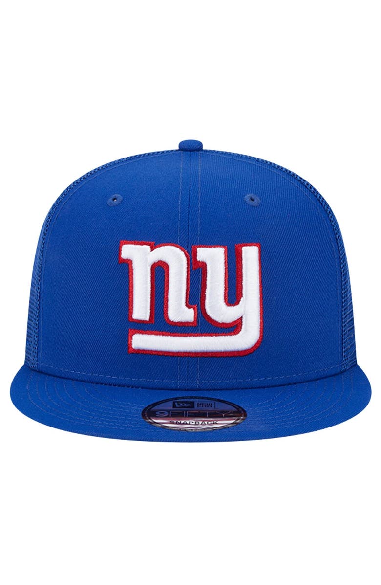 New Era Men's New Era Royal New York Giants Main Trucker 9FIFTY Snapback Hat, Alternate, color, Royal