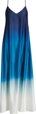 Tahari ASL Print Pocket Sleeveless Maxi Dress