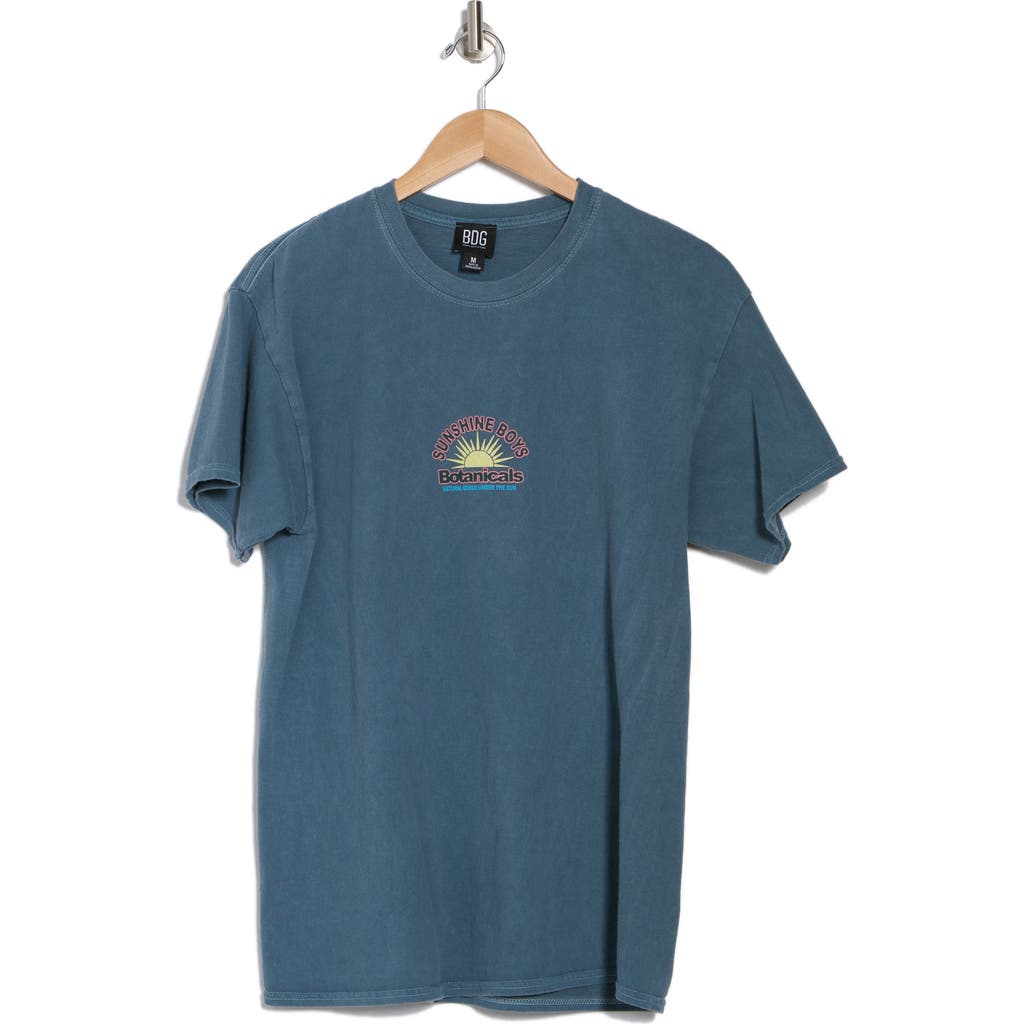 Shop Bdg Urban Outfitters Sunshine Boys Graphic T-shirt In Blue