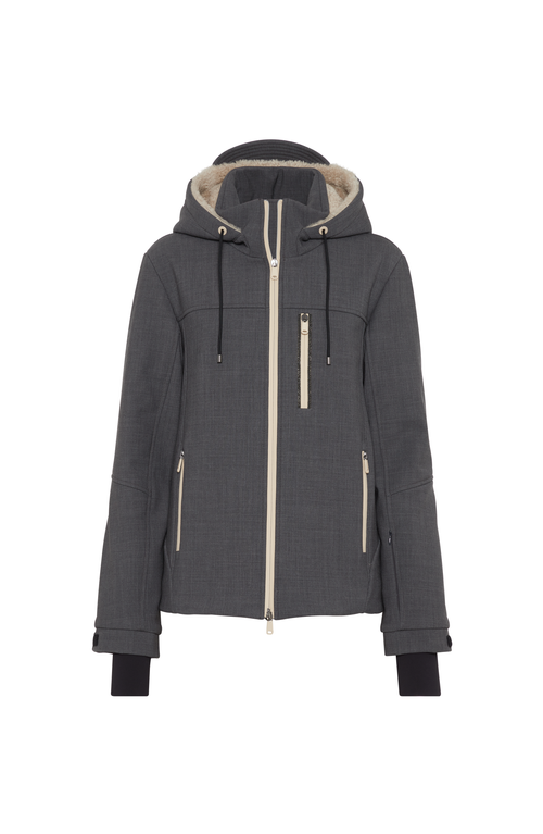 Brunello Cucinelli Mountain Outerwear Jacket In Gray
