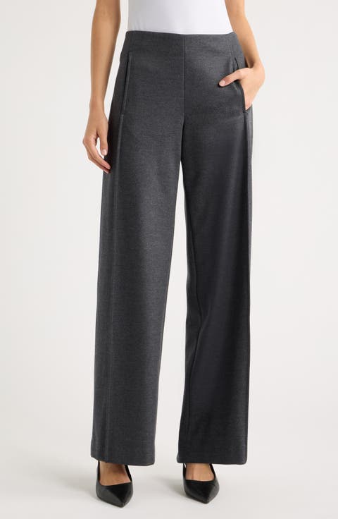 Woodmer Wool Blend Wide Leg Pants
