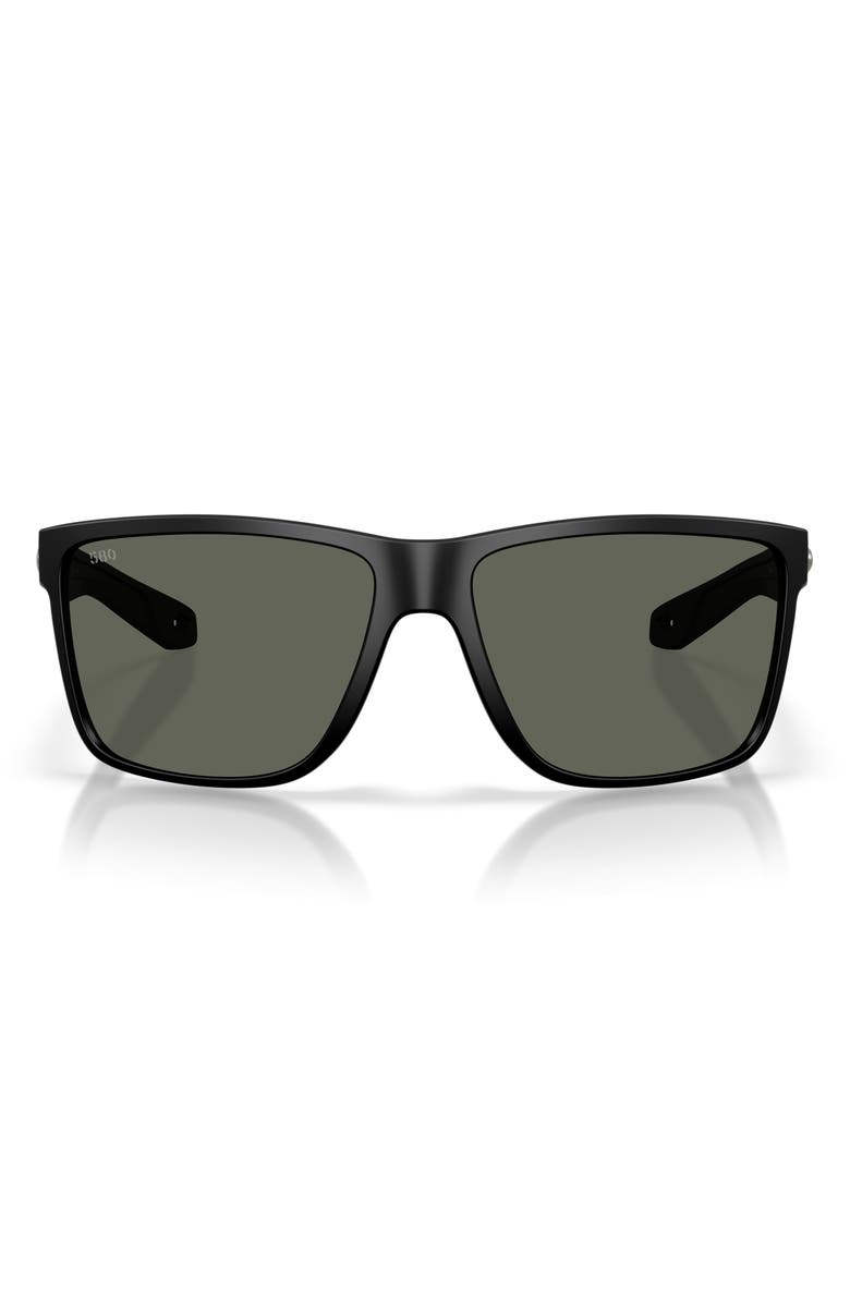 Costa Del Mar Broadbill II XL 58mm Sunglasses, Main, color, Matte Black / Gray