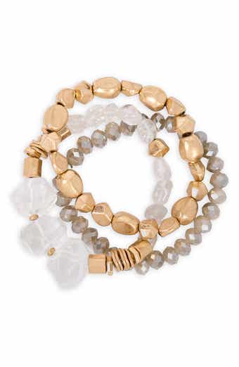 Mixed Crystal Bracelet Set