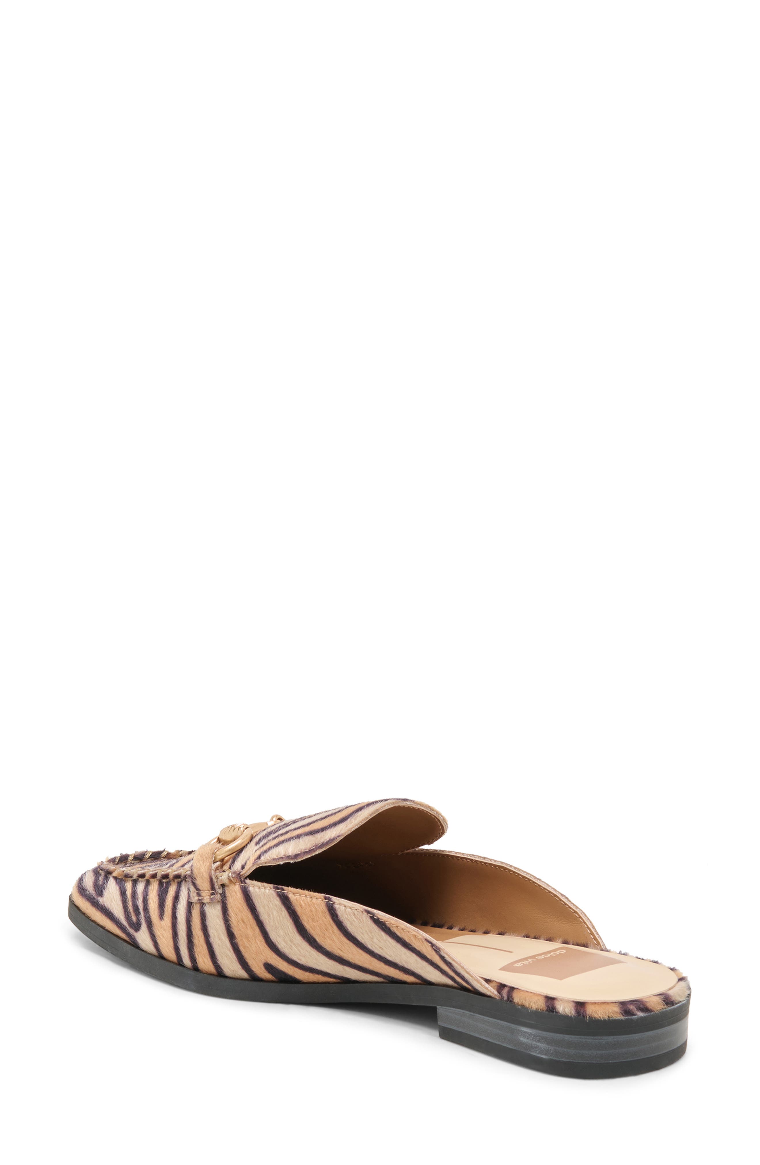 Brisa Loafer Mule, Alternate, color, TIGER FAUX CALF HAIR