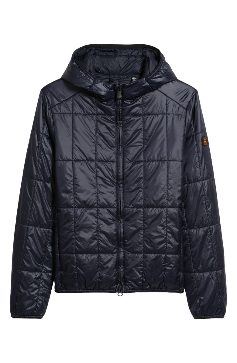 Save The Duck Floyd Water Repellent Puffer Jacket, Alternate, color, Blue Black