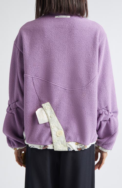 Undercover Fleece Jacket In Purple