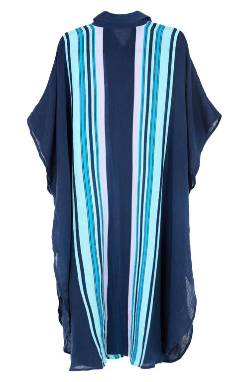Shop Saachi Collar Kaftan Shirtdress