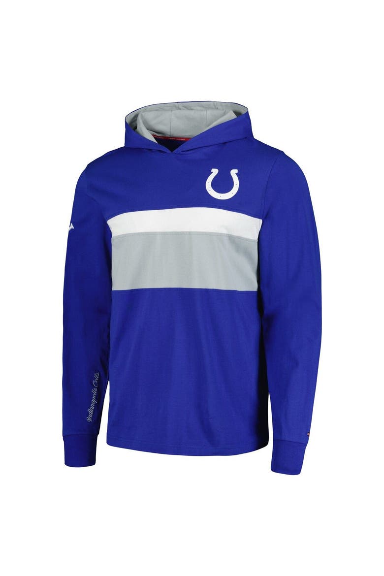 Men's Tommy Hilfiger  Royal Indianapolis Colts Morgan Long Sleeve Hoodie T-Shirt, Alternate, color, Royal